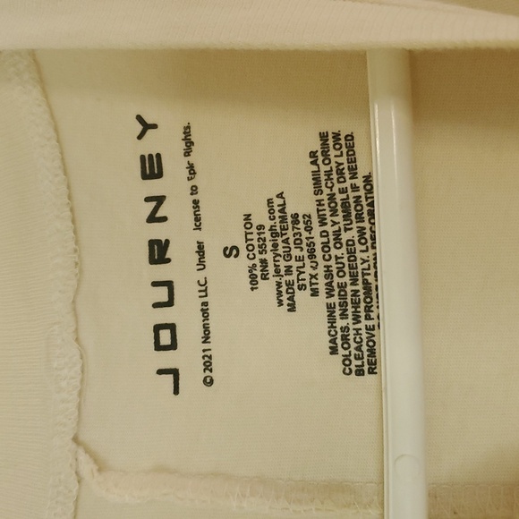 SOLD!! DO NOT BUY!!Journey Band T-Shirt Dress Size Small Mini Side Slit Womens - Picture 6 of 9